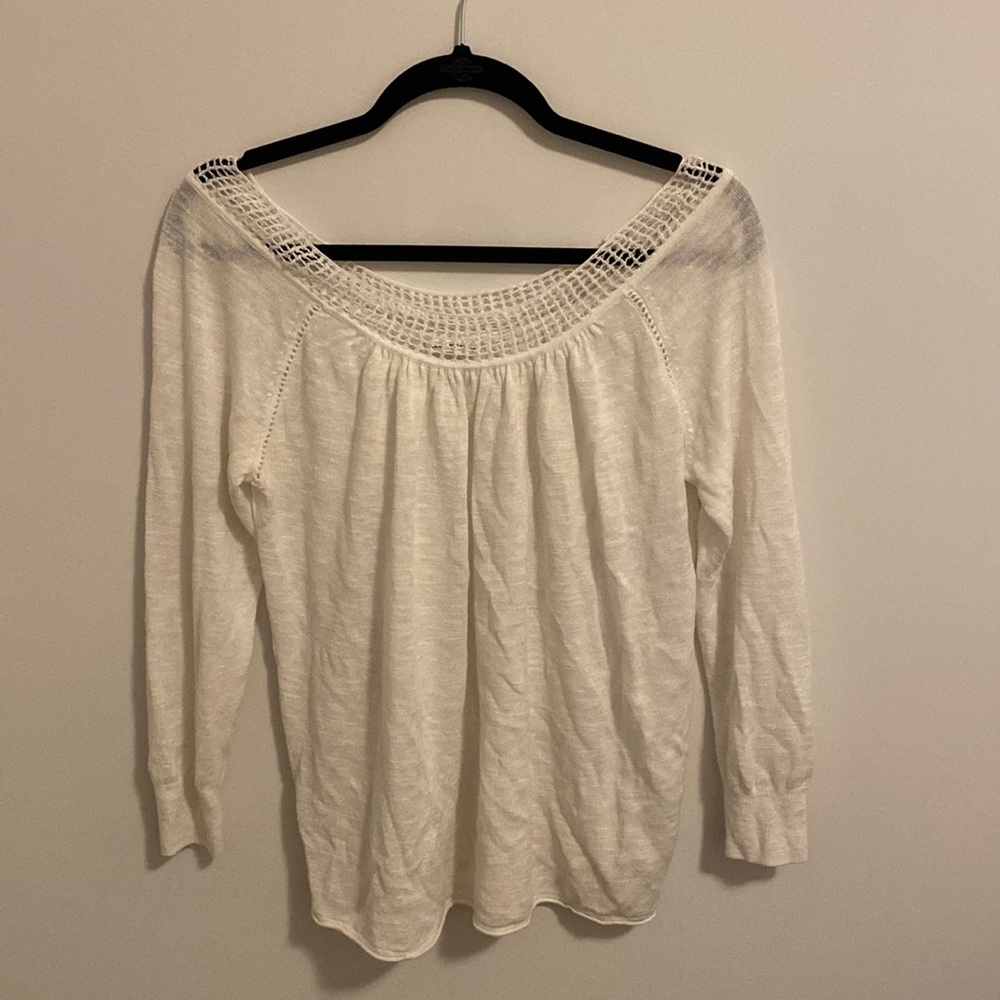 Club Monaco white long sleeve